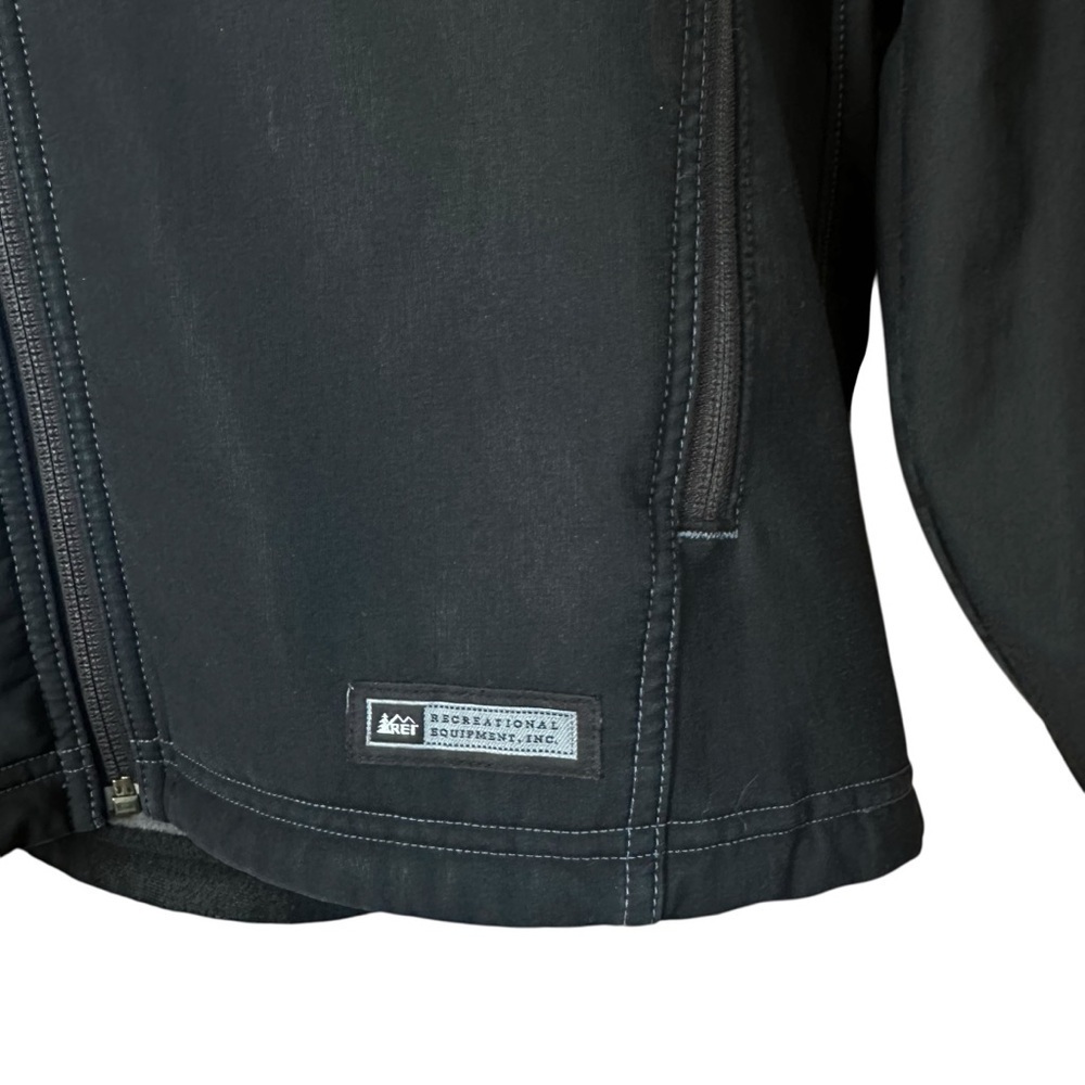 REI Soft shell Performance Jacket Fleece Lined Sz L - Picture 3 of 9